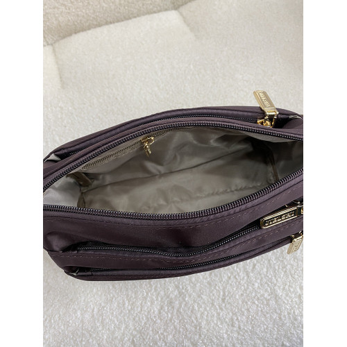 帆布包女斜背牛津布百搭小包包女新款2025四季通用單肩多層尼龍包