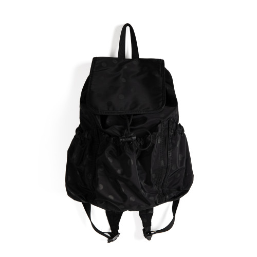 peppihome 韓系簡約百搭大容量尼龍布雙肩包波點設計上學通勤後後背包 peppihome 韓系簡約百搭大容量尼龍布雙肩包波點設計上學通勤後後背包