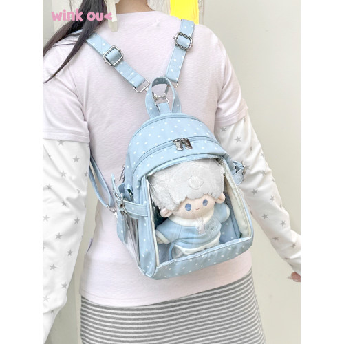 winkouv 20cm日常10公分15cm娃包外出小食量雙肩痛包可放娃斜後後背包