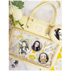 禰豆子單肩包托特包痛包吧唧穀子卡片紥板學生手提包日系學院風