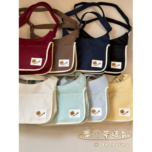 地下黨痛包輕便高顔值日系二次元吧唧單肩包學生大容量斜後後背包包女