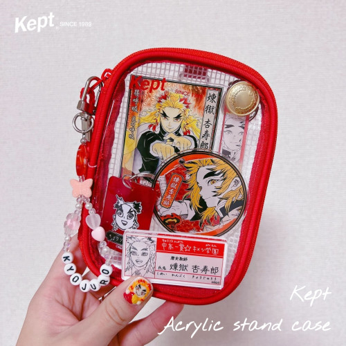 日本Raymay藤井Kept應援推活吧唧穀子收納痛包娃包透明PVC掛包 日本Raymay藤井Kept應援推活吧唧穀子收納痛包娃包透明PVC掛包