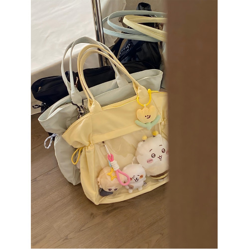 錢一波痛包｜大容量尼龍托特包20cm娃包通勤日常百搭單肩運動休閒