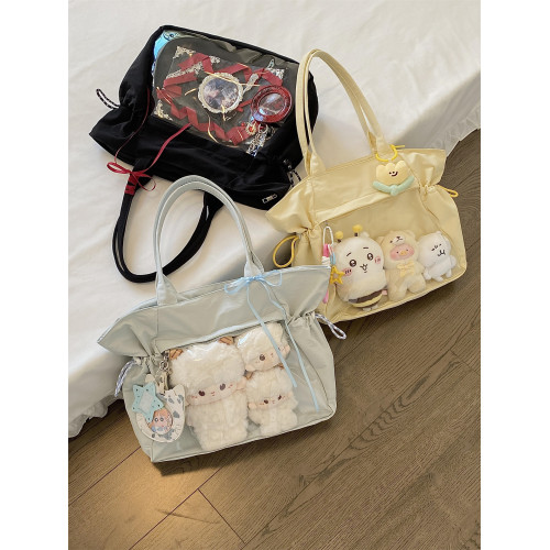 錢一波痛包｜大容量尼龍托特包20cm娃包通勤日常百搭單肩運動休閒