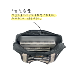 NULLBAG原創小衆大食量透明娃包日常休閒痛包單肩斜後後背包學生通勤