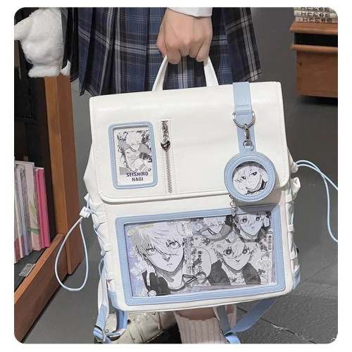 中小食量大容量學院痛日系穀子吧唧痛包甜美雙肩包學生卡通書包