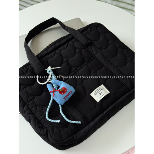 多功能手提電腦包高級感小衆14寸使用於聯想華爲MacBookm4防摔防震筆記型電腦包16寸女通勤百搭ins大容量