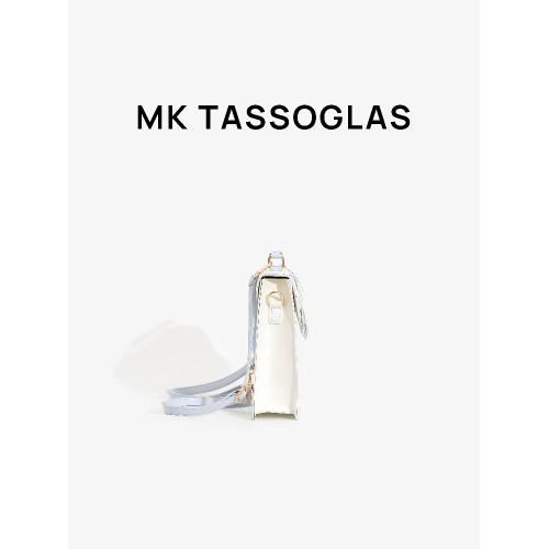 日本MK TASSOGLAS小食量痛包日常百搭透明斜後後背包包二次元徽章吧唧