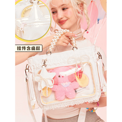 LOLA DESIGN星星珍珠痛包 原創設計曬娃包托特手提單肩大容量背痛