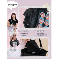 LOLA DESIGN星星痛 漫展單肩包可愛鏈條通勤學生大食量單肩托特包