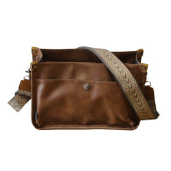 男士潮牌小包手機包休閒小後後背包多口袋單肩斜後後背包潮小方包復古男包