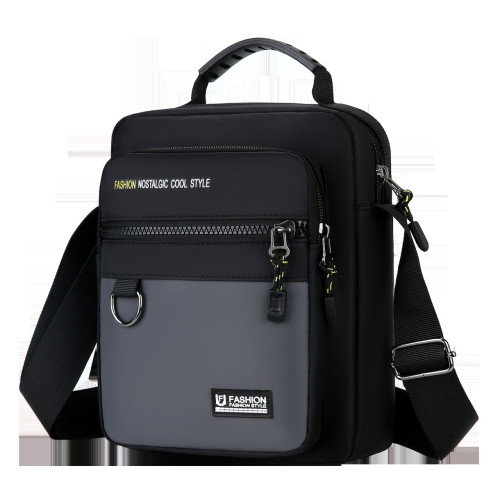 男包牛津布單肩包男斜後後背包休閒帆布包男士包包後後背包小包商務公文包