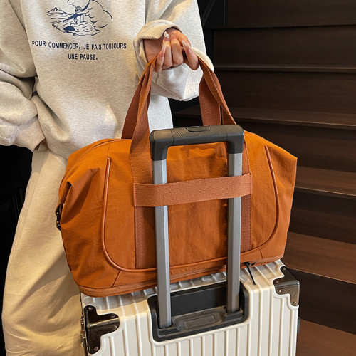 可擴容旅行包女大容量短途旅遊收納行李包手提輕便斜背運動健身包