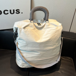 可拆卸萬向輪旅行包女手提時尚大容量輕便旅遊出差折曡收納行李包