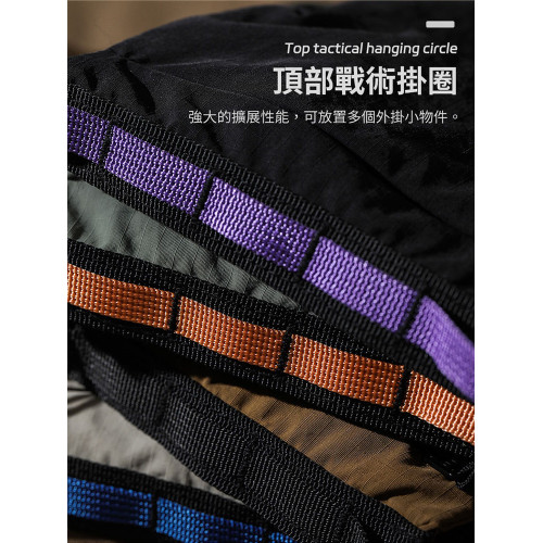OCE GEAR機能風山系斜後後背包輕量化小掛包手機包大容量可攜式小潮包