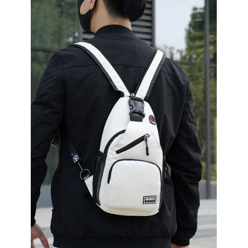 多功能運動防水胸包男女士百搭斜後後背包韓版大容量休閒單肩雙肩後後背包