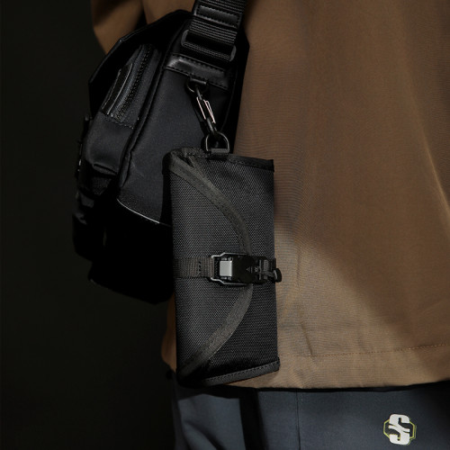 2025新款彈道尼龍可攜式眼鏡收納包戶外機能輕量化防潑水防摔墨鏡盒