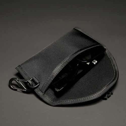 2025新款彈道尼龍可攜式眼鏡收納包戶外機能輕量化防潑水防摔墨鏡盒