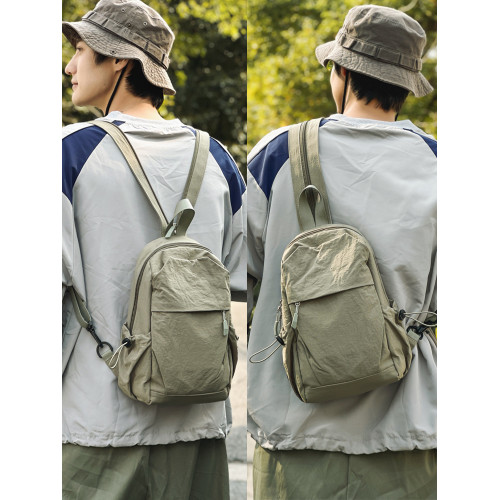 多功能少女迷你胸包防水小雙肩包輕便騎行後後後背包男斜背小號登山包