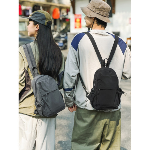 多功能少女迷你胸包防水小雙肩包輕便騎行後後後背包男斜背小號登山包