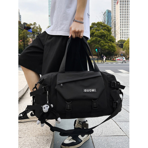 旅行包男大容量出差手提行李袋單肩斜後後背包休閒運動乾濕分離健身包