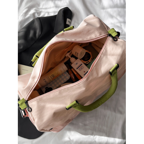 輕便牛津布旅行包大容量出門套拉桿包健身乾濕分離可擴展行李袋女