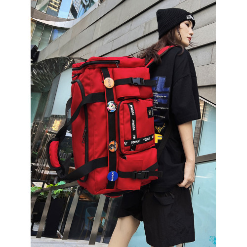 短途旅行包大容量女運動後後背包旅遊行李包男防水手提包牛津布健身包