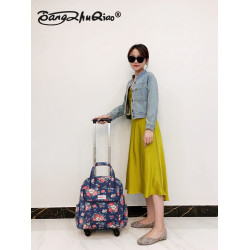 萬向輪拉桿包16防水手提輕便旅行包行李袋20寸大容量買菜箱包女包