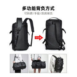 雙肩包男後後背包戶外騎行多功能旅行出差旅遊健身包大容量運動登山包