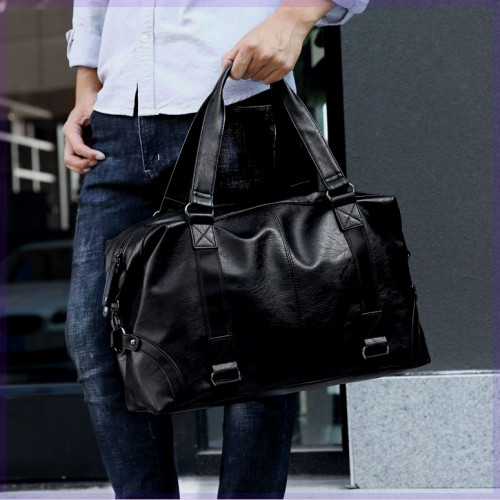 手提包男士旅行2023新款真皮男士旅行包大容量袋行李包商務出差健 手提包男士旅行2023新款真皮男士旅行包大容量袋行李包商務出差健