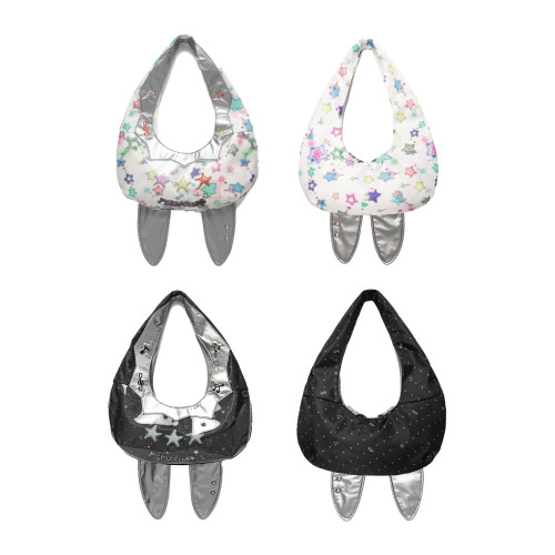 鄭丹妮同款梁拌泡菜電子兔寵包單肩包潮流原創兔包可愛風挎包痛包