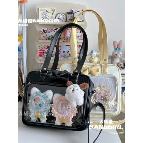 日系暗黑風Lolita可愛少女手提包包痛包 jk製服包PU通勤單肩包女