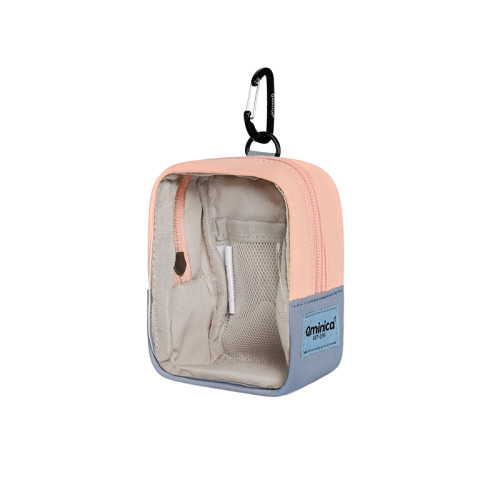 Qminica 11cm迷你痛包霤娃包可攜式多功能零錢包收納耳機小掛包