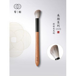 琴製化妝刷硃顔系列215斜坡形腮紅刷修容刷隂影刷動物毛一支裝