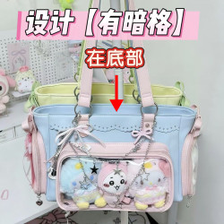 2026新款痛包大容量大食量穀子痛包10cm娃包日常雙肩背痛包斜後後背包