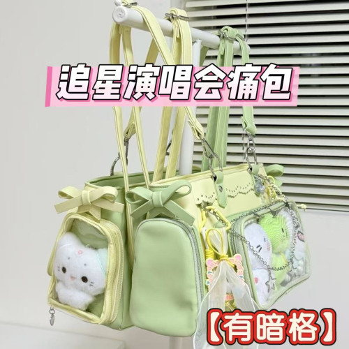 2026新款痛包大容量大食量穀子痛包10cm娃包日常雙肩背痛包斜後後背包