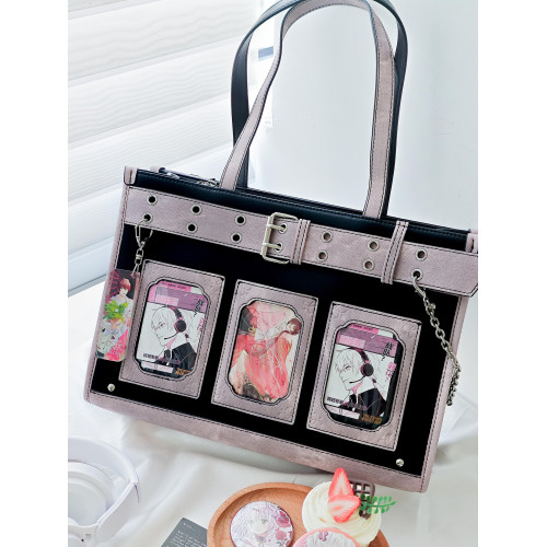 香蕉家原創設計捕夢畫廊雙面痛小卡鏈大食量痛包單肩斜背手提包秋