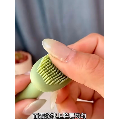 設計這個的人我要給100個贊 矽膠雙頭面膜刷洗臉清潔刷泥膜塗抹刷 設計這個的人我要給100個贊 矽膠雙頭面膜刷洗臉清潔刷泥膜塗抹刷