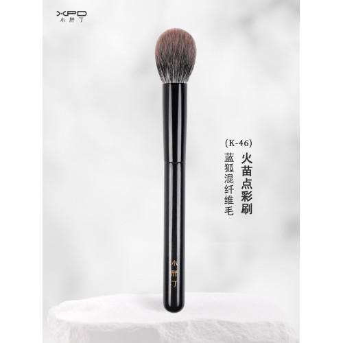 小胖丁K46火苗點彩腮紅刷蓬松侷部高光刷柔軟滄州動物毛化妝刷子