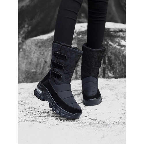 東北休閒戶外雪地靴女款冬季新款防水保暖棉鞋加絨加厚高筒防滑鞋 東北休閒戶外雪地靴女款冬季新款防水保暖棉鞋加絨加厚高筒防滑鞋