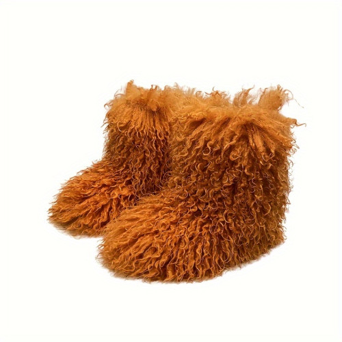 毛毛長筒靴gal系可愛仿貉子狐狸25cm高筒澁穀辣妹y2k歐美雪地靴 毛毛長筒靴gal系可愛仿貉子狐狸25cm高筒澁穀辣妹y2k歐美雪地靴