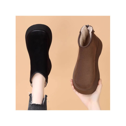 品牌撤櫃真皮厚底雪地靴女2026冬季新款小個子棉靴防滑加厚棉鞋子 品牌撤櫃真皮厚底雪地靴女2026冬季新款小個子棉靴防滑加厚棉鞋子