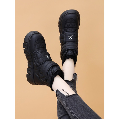 東北戶外雪地靴女冬季加絨加厚2025新款厚底防滑保暖大棉鞋軟底 東北戶外雪地靴女冬季加絨加厚2025新款厚底防滑保暖大棉鞋軟底