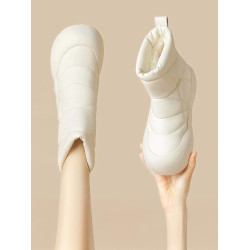 雪地棉女2026新款麵包冬季百搭加絨加厚短靴防水防滑東北棉鞋