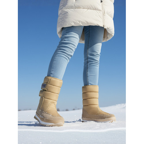 女式靴高筒靴防滑防水厚底雪地靴雪地鞋中筒靴靴子時尚短靴女