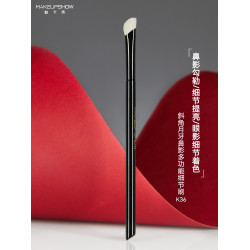 魅卡秀鼻影刷斜頭細節提亮刷隂影修容暈染一支裝羊毛化妝刷子K36