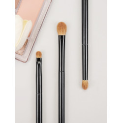 小胖丁3支羊毛眼影刷套裝三件套動物毛暈染鋪色刷細節臥蠶化妝刷