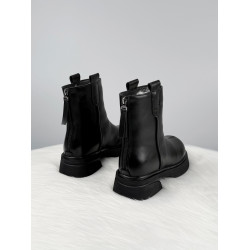 冬季羊毛靴女皮毛一體馬丁棉靴2025年新款加絨加厚防滑保暖雪地靴