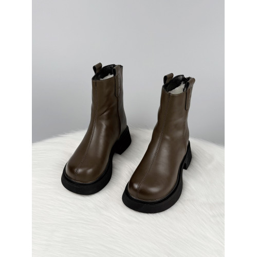 冬季羊毛靴女皮毛一體馬丁棉靴2025年新款加絨加厚防滑保暖雪地靴