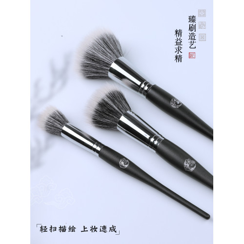 艾諾琪化妝刷大師點彩刷大中小號粉底蜜粉刷羊毛散粉腮紅美妝刷子